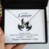 Wishbone Dancing Necklace - Cheesy Gifts for Boyfriend, Things to Get Your Boyfriend, Gifts Fof Girlfriend, Small Meaningful Gifts for Girlfriend, Bad view 3