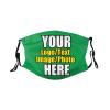 JCETUNO 5 PCS Custom Face Mask Custom Unisex Face Cover Neck Gaiter Face Bandanas With Your Logo Image For Sports,Outdoor And Travel view 2