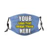 JCETUNO 3 PCS Custom Funny Face Masks Personalized Design Breathable Mouth Mask Balaclava Reusable Face Cover For Unisex Women Men Kids Adults view 2