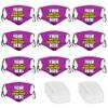 10 PCS Custom Face Masks Personalized Design Breathable Mouth Mask Balaclava Filter Reusable Face Cover For Unisex Men Women Kids