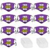 10 PCS Custom Funny Face Masks Personalized Design Breathable Mouth Mask Balaclava Reusable Face Cover For Unisex Women Men Kids Adults view 1