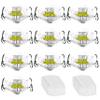 10 PCS Custom Face Masks Personalized Design Breathable Mouth Mask Balaclava Filter Reusable Face Cover For Unisex Men Women Kids view 1