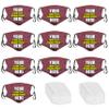 10 PCS Custom Face Mask Custom Unisex Face Cover Neck Gaiter Face Bandanas With Your Logo Image For Sports,Outdoor And Travel view 1