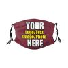 10 PCS Custom Face Mask Custom Unisex Face Cover Neck Gaiter Face Bandanas With Your Logo Image For Sports,Outdoor And Travel view 2