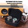 Besforu Watch Travel Case for Men and Women Portable Single Watch Storage box and Organizer for Wristwatches and Smart Watches (Black2 slot) view 3