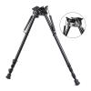 13-27 Inch Tactical Bipod Pivot Tilt with Pod Lock Swivel Lever for Long Range Shooting view 3