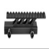 360 Tactical 1 inch High Profile Short Riser Mount Matte Black Picatinny 13 Slot for Scopes and Optics Lockdown Series Lightweight Riser Mount | High Profile 5.5 inch L / 13 Slot (High Profile Rail 2) view 1