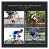 ZJXL Bicycle Saddle Shock Absorption Pressure Relief Cushion Cycling Seat Mountain Bike Comfortable Cycling Cushion Bike Accessories (Color : Black) view 4