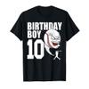 10 Year Old Baseball Birthday Party Theme 10th Gift for Boy T-Shirt view 1