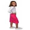 Kosher Casual Kids Big Girls Modest Knee Length Stretch Pencil Skirt in Lightweight Cotton Spandex XL Aubergine view 3