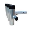 Brocraft Aluminum 4 Pole Hitch Mount Fishing Rod Holder/Truck Rod Rack view 2