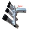 Brocraft Aluminum 4 Pole Hitch Mount Fishing Rod Holder/Truck Rod Rack view 4