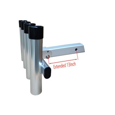 Brocraft Hitch Extender Mount 4 Pole Rod Holder/Hitch Fishing Rod Holder/Truck Rod Rack