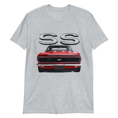 1968 Red Camaro SS Owners Short-Sleeve Unisex T-Shirt
