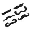 Fake Black Mustache, 6pcs Lifelike Mustache Easy To Put on and Take Off for Cosplay for Carnival for for Halloween view 3
