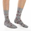 Good Luck Sock Men's Valentine's Day Cupid Pugs Socks, Adult, Shoe Size 7-12 view 2