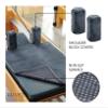 Pilates Reformer Non-Slip Mat Towel (Included 2 Pcs Shoulder Block Covers) (DARK GREY) view 2