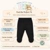123 Bear Baby Soft Cotton Spandex Pants with Feet Multipack (Gray- 4-Pack, 6-9 Months) view 2