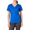 Amazon Essentials Women's Classic Fit V-Neck Short Sleeve Scrub Top (Available in Plus Size), Blue, 3X view 1