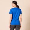 Amazon Essentials Women's Classic Fit V-Neck Short Sleeve Scrub Top (Available in Plus Size), Blue, 3X view 3
