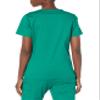 Amazon Essentials Women's Classic Fit V-Neck Short Sleeve Scrub Top (Available in Plus Size), Teal Blue, 2X view 2
