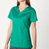 Amazon Essentials Women's Classic Fit V-Neck Short Sleeve Scrub Top (Available in Plus Size), Teal Green, X-Large view 4