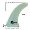Culture Supply Composite TFX Surfboard Single Fins - All-Round Template in 3 Sizes: 7" | 8" | 9" (9") view 4