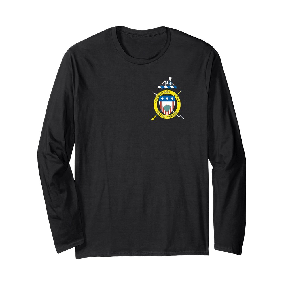 3rd Infantry Regiment Crest - Old Guard - Honor Guard Long Sleeve T-Shirt