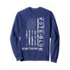 Vote Blue No Matter Who American USA Flag Democratic Choice Sweatshirt view 1