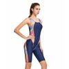 PHINIKISS Knee Length Bodysuit Women Sport Swimsuit One Piece Bathing Suit view 2