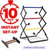 TGU Ladder Toss Games, Ladder Ball Set - Instant Setup, Folding System | Outdoor Games for Backyard Lawn Yard Beach Park & Tailgate, Black, 24.2 x 24.5 x 39.2, (EOL207402020), Set of 2 view 3