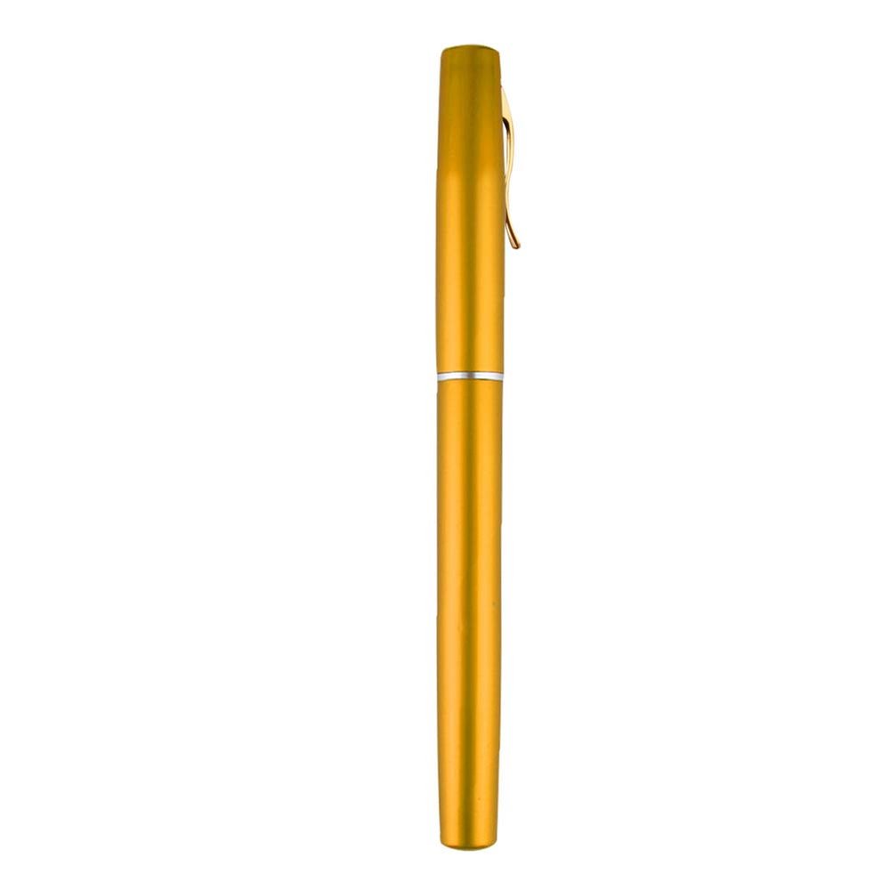Lightweight Small Stretchable Pouch Pen Ice Fish Bar Fish Pole + Reel Combo Golden