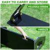 BJFASTLT Soccer Rebounder Board 40X16 Foldable Soccer Wall with 2 Angles Rebound Board for Passing & Shooting Practice Black 40inch X 16inch view 4
