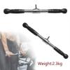 MNNM Rotating Straight Bar LAT Pull Down Bar, Tricep Pull Down Attachment for Gym, Cable Machine Accessories with Non-Slip Handle view 4