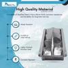 MARINE CITY 4-Slot Louvered Vent  Stainless Steel, 10 x4-3/8 Inches, Mirror Finish, Corrosion-Resistant, Durable Vent Cover for Boats, Yachts, RVs & Homes (Pack of 1) view 3
