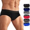 CONKEND Men's Underwear Briefs Viscose for Men Soft Breathable Comfy U Pouch Brief 6 pack Black S view 1