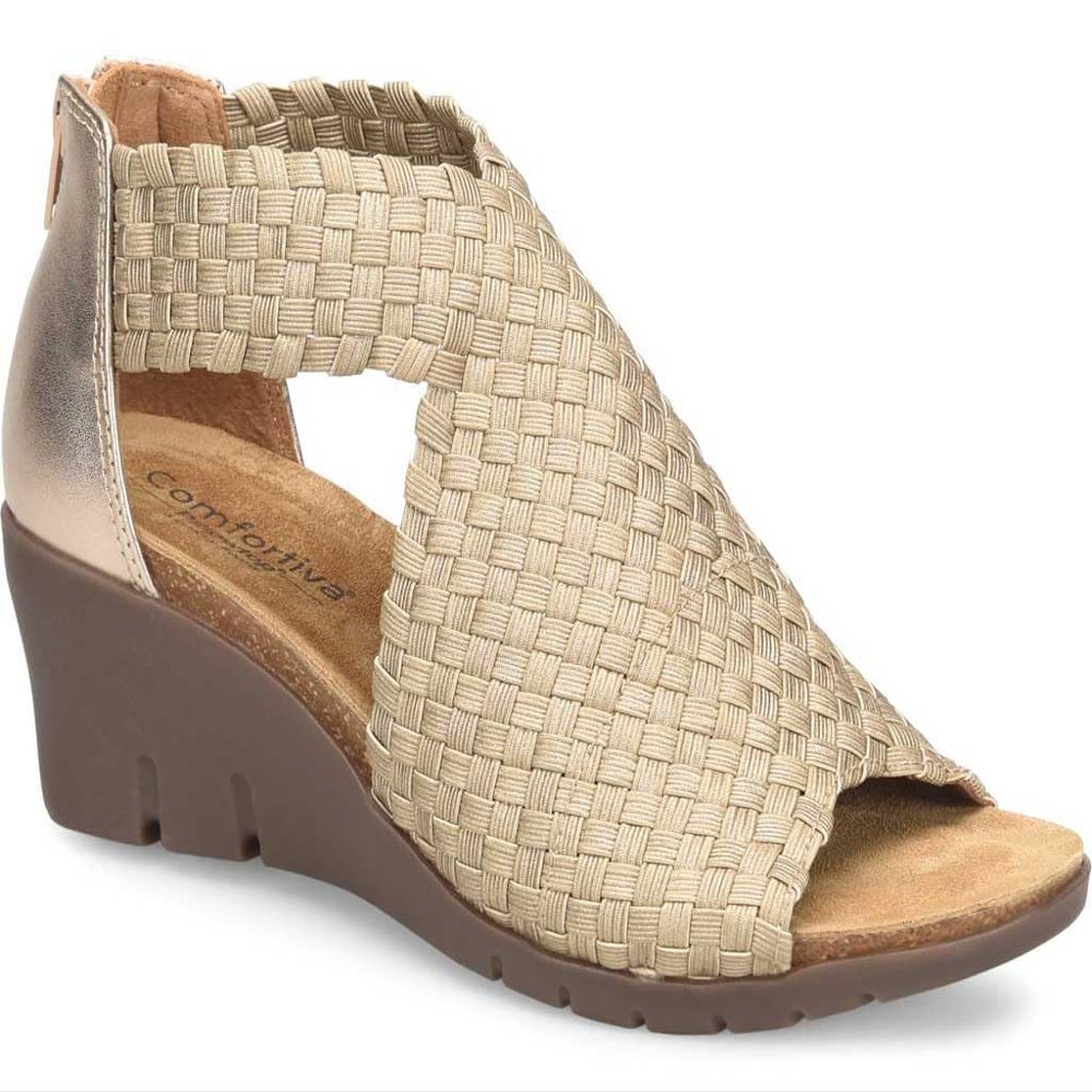 Comfortiva Women's Alesha Gold/Medium / 6.5