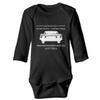 Snagminio Supernatural Infant Romper Cotton Baby Long Sleeve Bodysuit Novelty Jumpsuit Cloths for Baby Black view 1