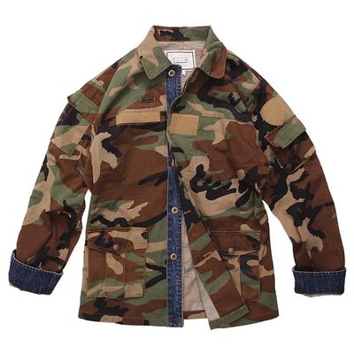 emersongear Vintage Style BDU Jacket,Zip Up Tactical Windbreaker Jaquette for Women,Daily Wear