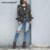 emersongear Vintage Style BDU Jacket,Zip Up Tactical Windbreaker Jaquette for Women,Daily Wear view 4