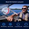 8M0092849 Boat Kill Switch Lanyard - [2 PCS] Boat Engine Emergency Stop Switch, Safety Lanyard Cord Tether for Mercury Mercruiser Outboard Motor Replacement 15920T54, 15920A54, 15920Q54, Red, 36 Inch view 2