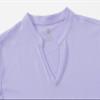 BASUDAM Women's Sleeveless Golf Polo Shirts V-Neck Collarless Tennis Running T-Shirts Quick Dry Light Purple L view 4