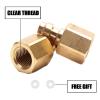 TUXING New Paintball Airsoft PCP Air Gun Quick Disconnect Charging Hose Adaptor Thread 1/8BSP&8mm Cooper Fill Nipple view 3