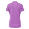 BASUDAM Women's Golf Polo Shirts V-Neck Short Sleeve Collarless Tennis Running T-Shirts Quick Dry Plum Purple S view 3