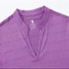 BASUDAM Women's Golf Polo Shirts V-Neck Short Sleeve Collarless Tennis Running T-Shirts Quick Dry Plum Purple S view 4