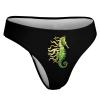 BAIKUTOUAN Watercolor Seahorse Women's Underwear Thongs Sexy Breathable T-Back Panties S view 2