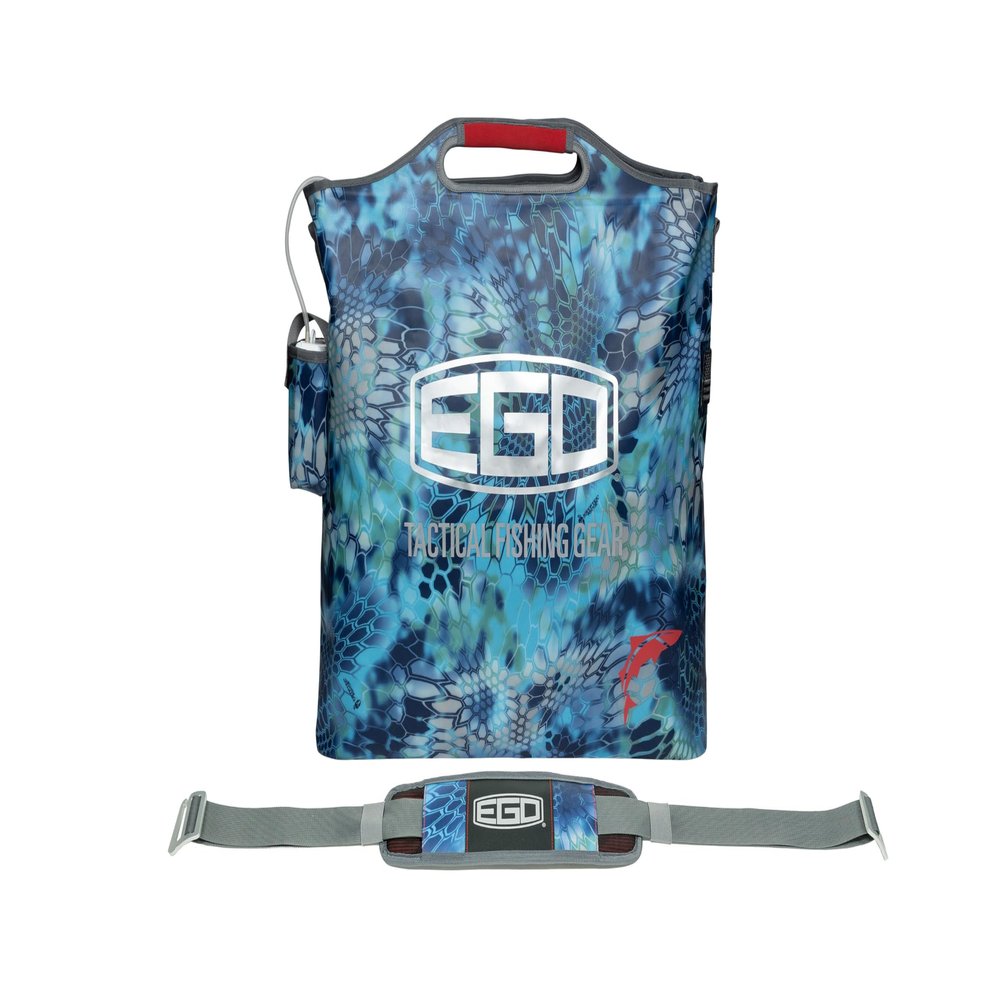 Ego Waterproof Weigh-in Bag for Bass Fishing, Ideal for Fishing Tournaments, Bass Tourneys & Weighing Fish, Top Zipper Closure Durable Fish Bag, Survival Bag Must Have, Pontus Bag