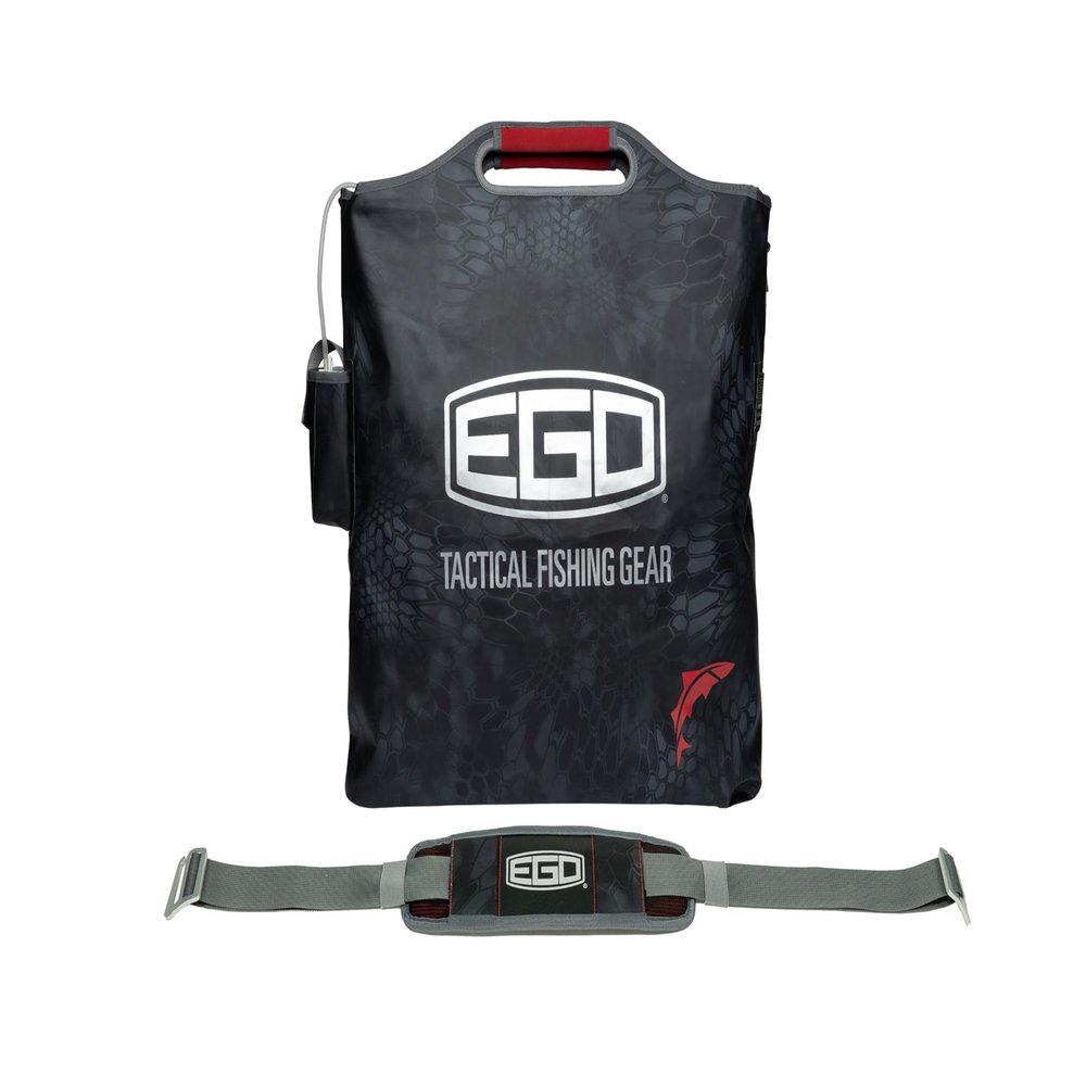 Ego Waterproof Weigh-in Bag for Bass Fishing, Ideal for Fishing Tournaments, Bass Tourneys & Weighing Fish, Top Zipper Closure Durable Fish Bag, Survival Bag Must Have, Typhon Bag