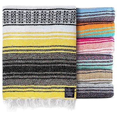 GOMMER 150 * 200cm Yoga BlanketThicken Yoga TowelPilates BlanketsFitness Workout SuppliesBeach Picnic Outdoor Camping Blanket for Home Fitness (Color : Yellow)