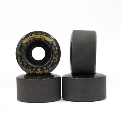 BTFL Outdoor Roller Skate Wheels 32mm x 58mm 90A (black, 8) | Flow Recreational Roller Skate Wheels for Park Ramps Street Bowls Outdoor Quad Skating